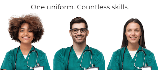 one uniform, countless skills header veterinary tech campaign