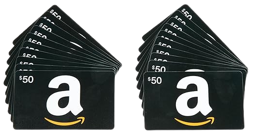 Amazon gift cards $50 Stacks
