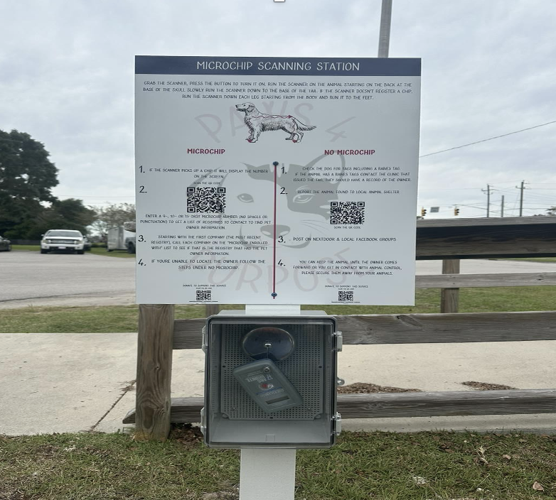 Paws-4-Purpose-Microchip-Scanning-Station A Paws 4 Purpose microchip scanning station